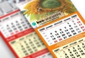 KALENDARZE TRÓJDZIELNE z główką standardową KALENDARZE TRÓJDZIELNE z główką standardową