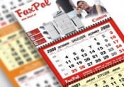 KALENDARZE TRÓJDZIELNE SPIRALKOWE z główką standardową KALENDARZE TRÓJDZIELNE SPIRALKOWE z główką standardową