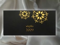 ZAPROSZENIE WIGILIJNE K003 ZAPROSZENIE WIGILIJNE K003